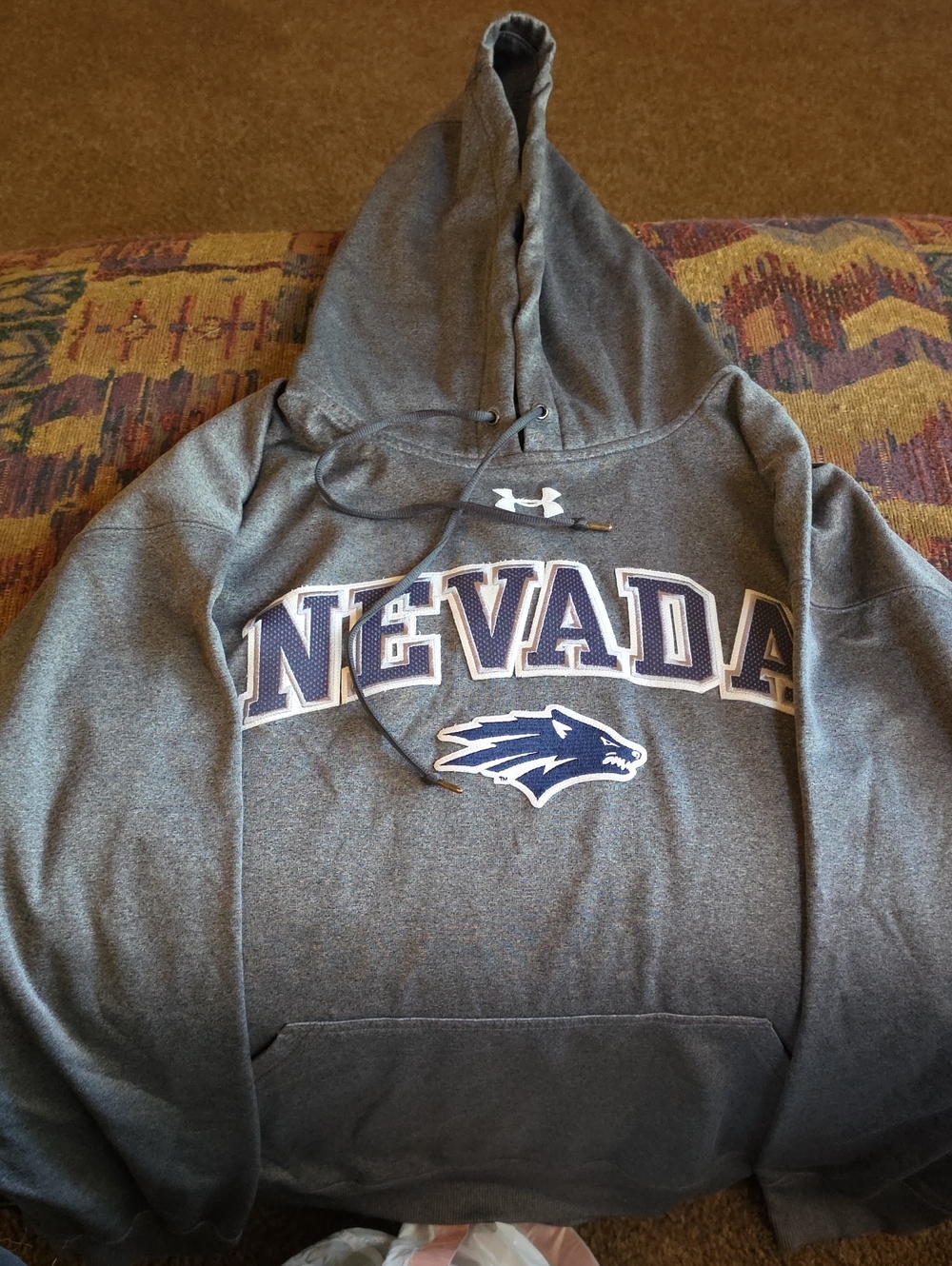 Under Armour Grey Nevada Zip-Up Hoodie